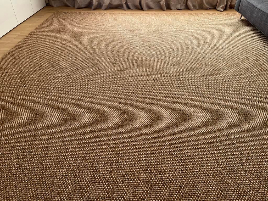 Groot sisal 382x404 cm, Huis en Inrichting, Stoffering | Vloerbedekking, Ophalen, Zo goed als nieuw, Minder dan 10 m², Tapijt