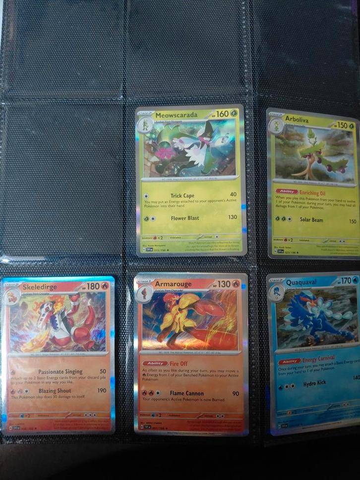 Pokemon kaarten Scarlet & Violet Reverse hollo/Hollo, Hobby en Vrije tijd, Verzamelkaartspellen | Pokémon, Ophalen of Verzenden