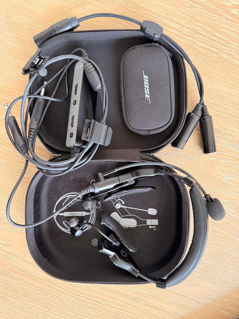 Bose Proflight 2 Headset met Bluetooth en GA 2-pins, Overige merken, Bluetooth, Ophalen of Verzenden, Zo goed als nieuw