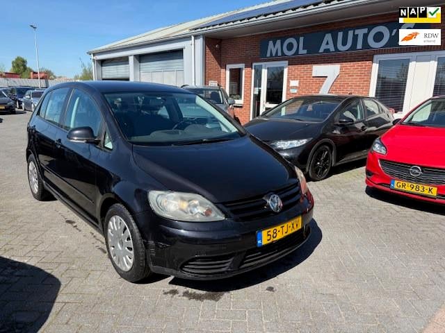 Volkswagen Golf Plus 1.6 FSI Trendline Business, Auto's, Gebruikt, 4 cilinders, 116 pk, Zwart