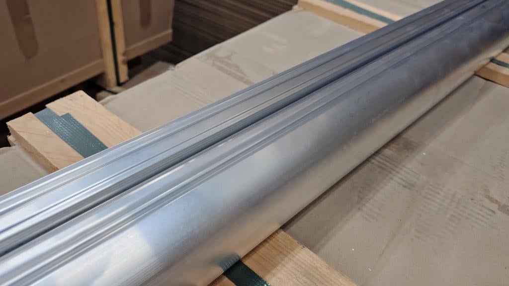 Te koop : Blanke aluminium profielen (oud aluminium), Doe-het-zelf en Verbouw, Metalen, Ophalen, Nieuw, Aluminium