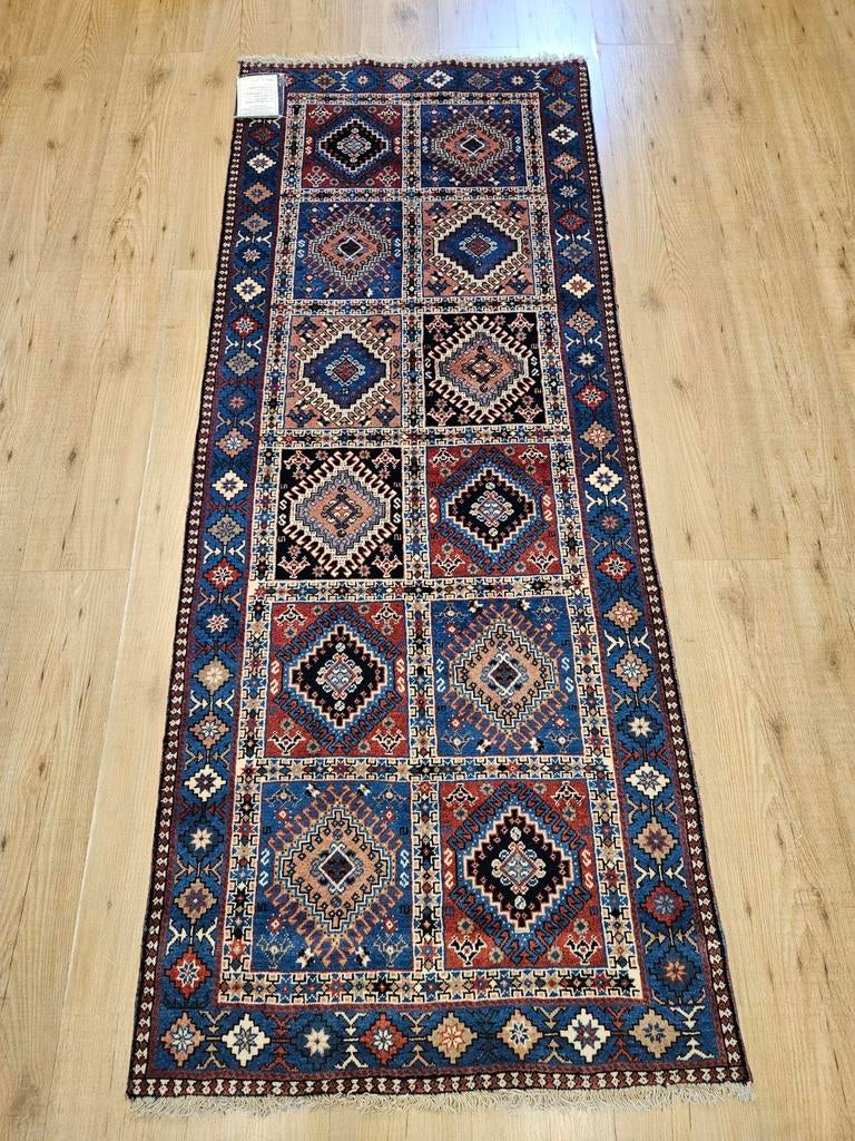 Handgeknoopt perzisch loper yalameh 216x84, Info@SlatsAntiek.nl, Crème, Perzisch, Vof Slats Antiek