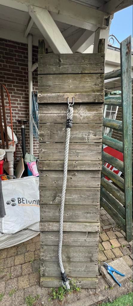 Klimwand met klimtouw voor speeltoestel, Ophalen, Gebruikt, Klimtouw, Aanbouwonderdeel