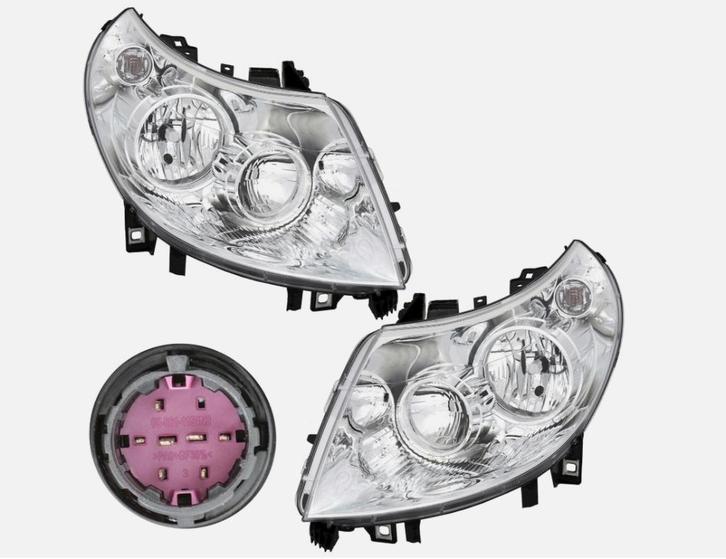Koplamp Set Fiat Ducato Peugeot Boxer Citroen Jumper, Auto-onderdelen, Verlichting, Citroën, Fiat, Peugeot, Nieuw, Ophalen