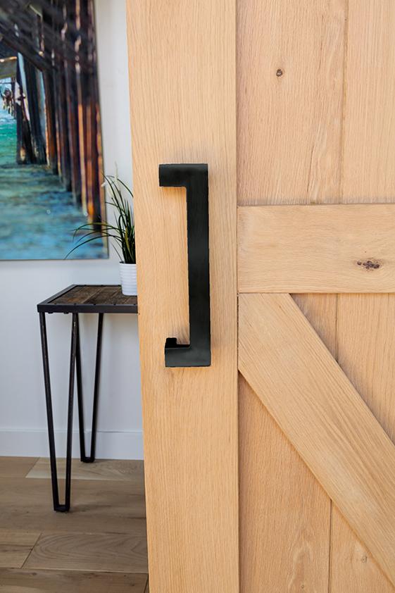 Massief eiken houten binnendeur barndeur loftdeur landelijk, Doe-het-zelf en Verbouw, Deuren en Horren, Niet ingevuld, 80 tot 100 cm