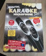 Digitale Karaoke Microfoon Set - Compleet & Z.G.A.N., Ophalen of Verzenden, Zo goed als nieuw, Complete set