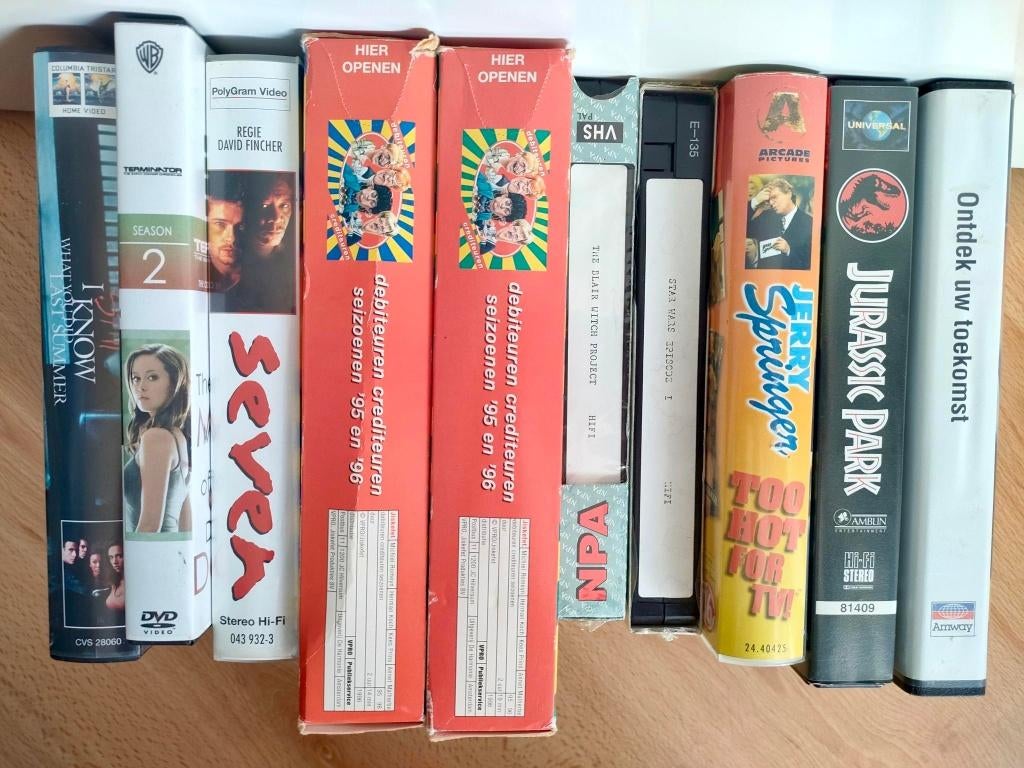 10 VHS films, Cd's en Dvd's, VHS | Film, Alle leeftijden, Ophalen of Verzenden, Zo goed als nieuw, Overige genres