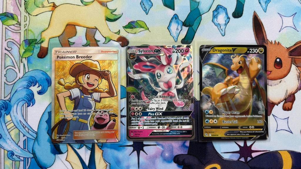 Pokemom diverse hits (Breeder, Sylveon, Dragonite), Hobby en Vrije tijd, Verzamelkaartspellen | Pokémon, Ophalen of Verzenden