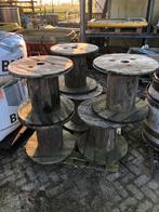 Haspel/ tuintafel, Tuin en Terras, Tuintafels, Ophalen, Gebruikt, Rond, Hout