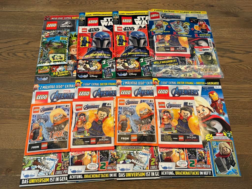 Lego Marvel, Jurrasic World en Star Wars Magazines, Ophalen of Verzenden, Nieuw, Complete set, Lego