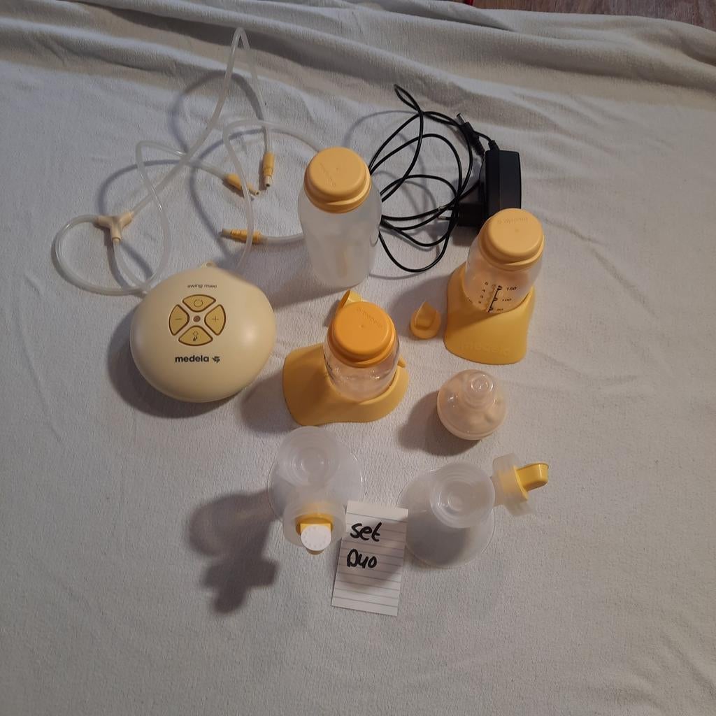 Medela Swing Maxi dubbele borstkolf met accessoires, Kinderen en Baby's, Babyvoeding en Toebehoren, Ophalen of Verzenden, Zo goed als nieuw