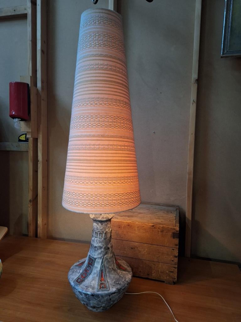 Grote robuuste West Germany lamp, Ophalen, Gebruikt