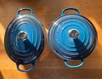 Le Creuset Signature braadpannen azure 28 en 31