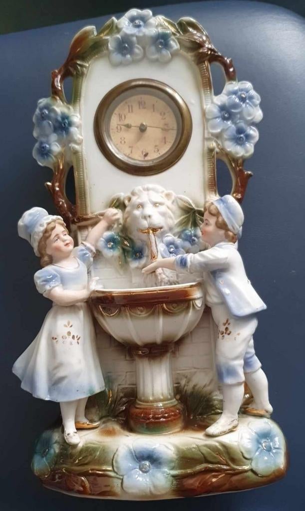 Antieke Prachtige DUITSE Klok., Ophalen of Verzenden