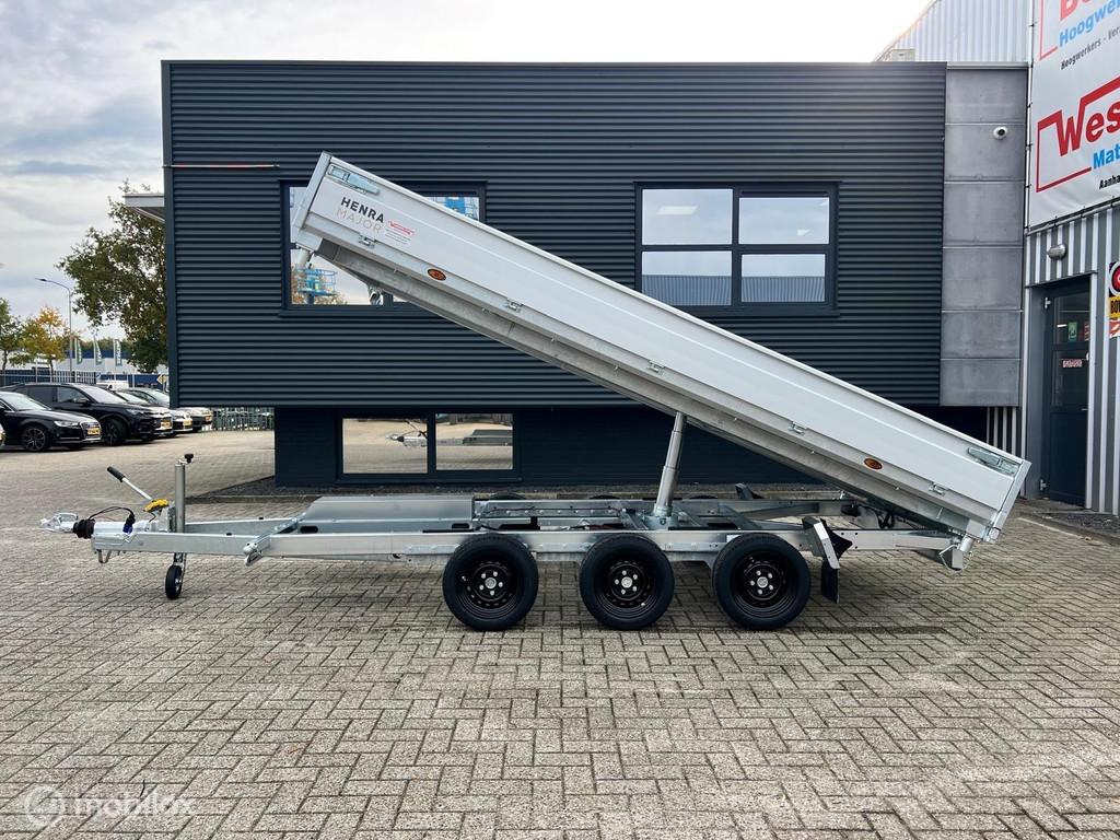 Nieuw model HENRA KP 401x202cm 3.500kg driezijdige kipper, Nieuw