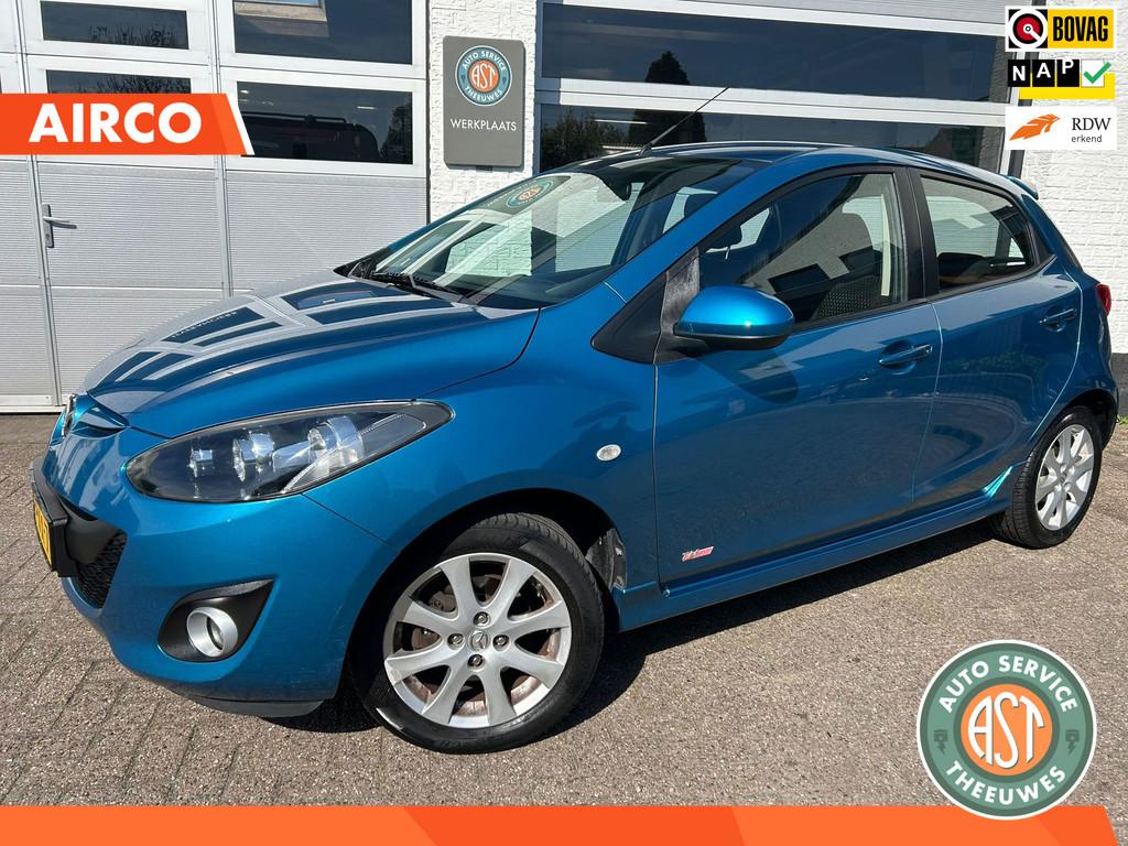 Mazda 2 1.3 GT-M Line AIRCO|STOELVERW.|NAP, Auto's, Mazda, Bedrijf, Te koop, ABS, Airbags, Airconditioning, Centrale vergrendeling