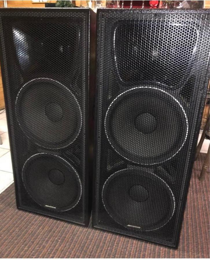 JB Systems VIBE-30 mkII Passieve PA Luidsprekers (Set), Audio, Tv en Foto, Luidsprekers, Front, Rear of Stereo speakers, 120 watt of meer