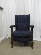 Beklede stoel, Ophalen, Hout, Gebruikt, Blauw