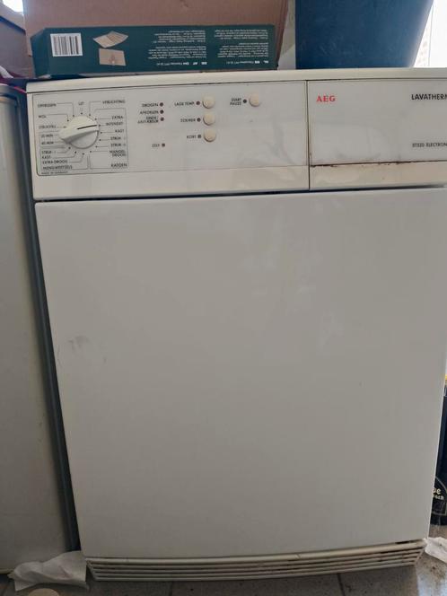 AEG Lavatherm Wasdroger - Gebruikt, Witgoed en Apparatuur, Wasdrogers, Gebruikt, Luchtafvoer, Voorlader, 6 tot 8 kg, 85 tot 90 cm