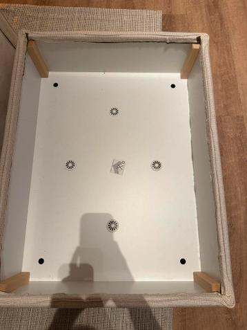 KIVIK hocker met opbergruimte – Footstool with storage Beige - afbeelding 5