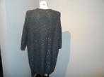 Sandro zachte gebreide jurk tuniek zilveren lovertjes 3/40, Maat 38/40 (M), Verzenden, Sandro, Grijs
