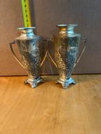 Vintage Vaasjes met Pauwen, Overige materialen, Gebruikt, Overige kleuren, Ophalen of Verzenden