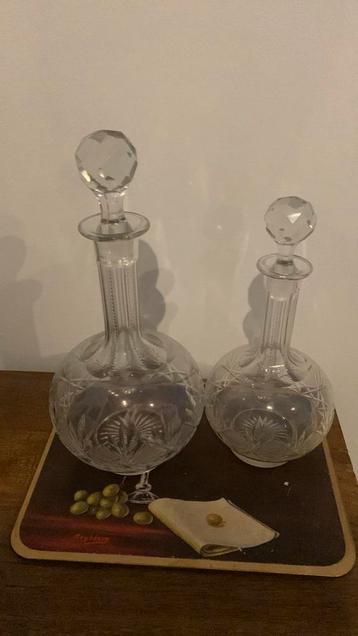 Vintage Wijnkaraffen Set, Jaren '60 beschikbaar voor biedingen