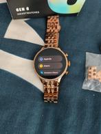 Fossil Gen 6 Smartwatch - Rose Goud, Gebruikt, Ophalen of Verzenden, Hartslag, Android