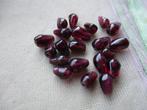 1522/ granaat druppel kralen, Ophalen of Verzenden, Nieuw, Kraal