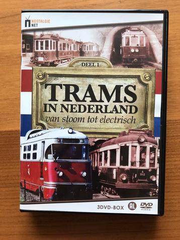 Trams in Nederland van Stroom tot Electrisch (3 DVD Box) beschikbaar voor biedingen