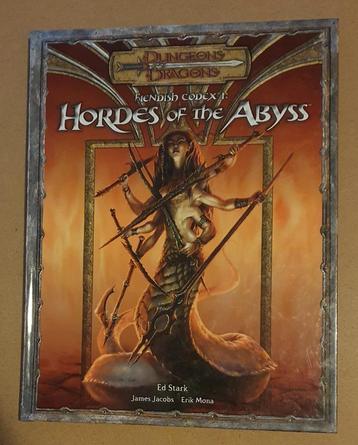 Dungeons & Dragons 3.5 Fiendish Codex I: Hordes of the Abyss beschikbaar voor biedingen
