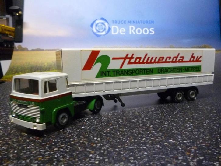 Tekno Scania 141 Holwerda, Hobby en Vrije tijd, Modelauto's | 1:50, Zo goed als nieuw, Bus of Vrachtwagen, Tekno, Ophalen of Verzenden