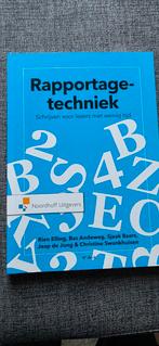 Rapportagetechniek - Schrijven voor lezers, Boeken, Studieboeken en Cursussen, Rien Elling, Bas Andeweg, Sjaak Baars, Zo goed als nieuw