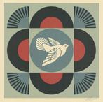 Shepard Fairey(1970)Offs Lithografie"Geometric Dove" Ges Ged, Antiek en Kunst, Kunst | Litho's en Zeefdrukken, Ophalen of Verzenden