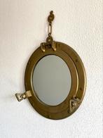 Vintage Spiegel Patrijspoort Antiek Boot Schip Jacht B&B, Huis en Inrichting, Minder dan 50 cm, Rond, Ophalen of Verzenden, Zo goed als nieuw