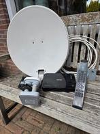 Philips DSR7141 HD satelliet ontvanger met schotel compleet., Audio, Tv en Foto, Schotelantennes, Ophalen, Gebruikt, (Schotel)antenne