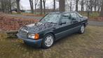 Mercedes-Benz 190E 2.0 (1989), Auto's, Mercedes-Benz, Zwart, Handgeschakeld, Grijs, Sedan