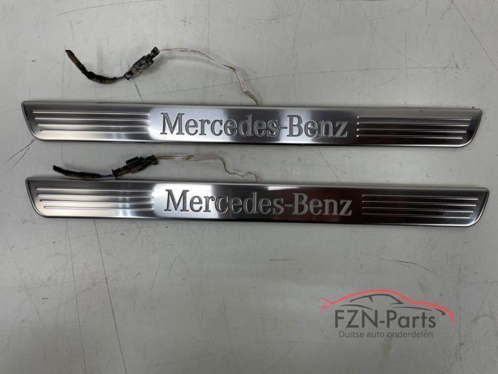 Mercedes Benz Cla A118 instaplijsten Verlicht Links / Rechts, Auto-onderdelen, Verlichting, Gebruikt, Ophalen