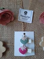 2 alligator clips 3 cm met aardbeitjes, Ophalen of Verzenden, Zo goed als nieuw, Fleurig.en.fijn