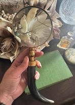 Vergrootglas loep met hoorn als handvat, Verzenden, Vergrootglas of Loep