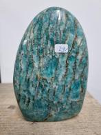 Sculptuur van Amazoniet met rookkwarts, Ophalen of Verzenden, Mineraal