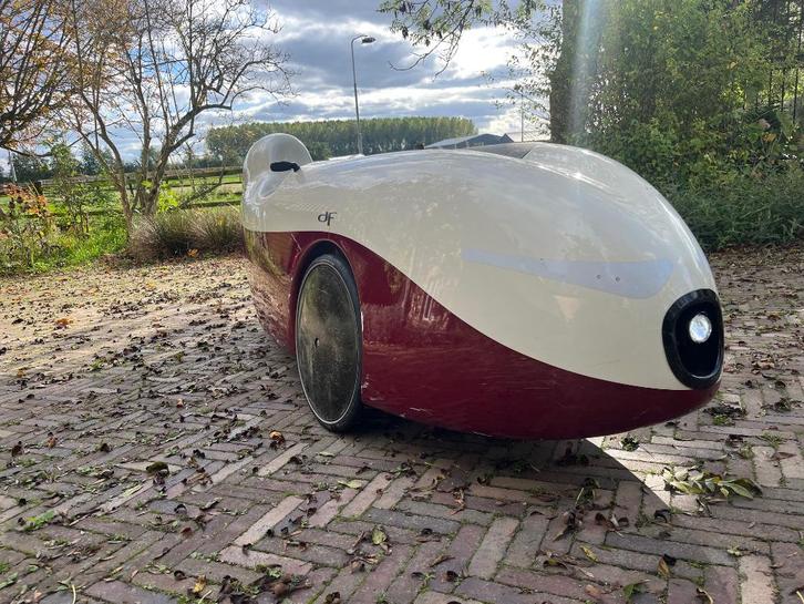 velomobiel DF-XL, Fietsen en Brommers, Fietsen | Ligfietsen, Zo goed als nieuw, Overige merken, Bovenstuur, Ophalen