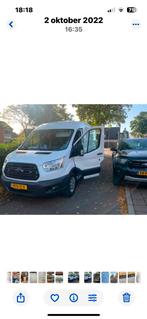 Ford Transit  contract overname 350 L2h2 Tdci 130pk 2018 Wit, Auto's, Voorwielaandrijving, 1995 cc, Zwart, 4 cilinders
