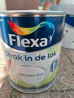 Flexa grondverf wit 0,75 liter, Doe-het-zelf en Verbouw, Verf, Beits en Lak, Wit, Nieuw, Ophalen of Verzenden, Verf