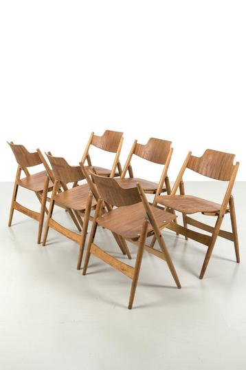 SE18 klapstoel Egon Eiermann 50's design voor Wilde & Spieth beschikbaar voor biedingen