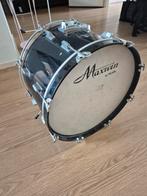 Gratis af te halen, Maxwin bassdrum, zwart. Mist een pootje, Muziek en Instrumenten, Drumstellen en Slagwerk, Ophalen, Gebruikt