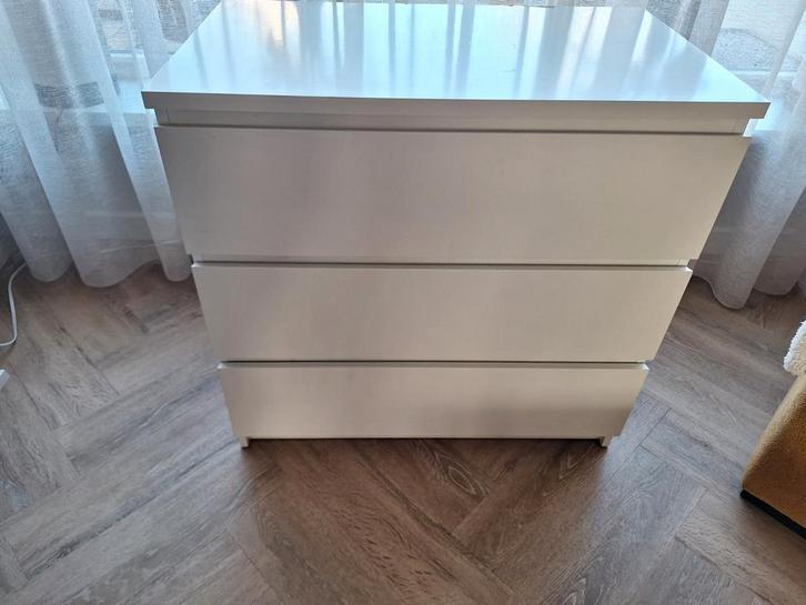 Ikea Malm ladekast, Huis en Inrichting, Kasten | Ladekasten, Gebruikt, Minder dan 100 cm, 50 tot 100 cm, 25 tot 50 cm, Overige materialen