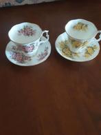 Royal Albert 2 heren kop en schotels Blossom Time series, Antiek en Kunst, Antiek | Servies los, Ophalen of Verzenden