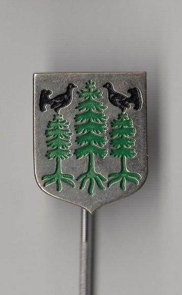 Zweden Stadswapen bomen speldje beschikbaar voor biedingen