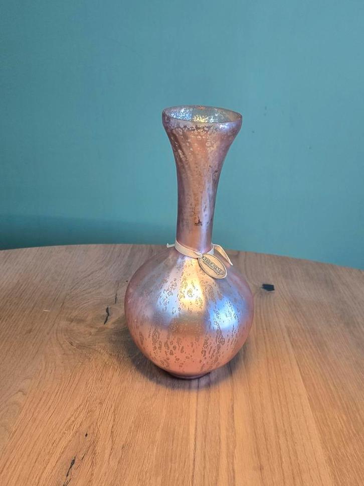 Sier Vaas Riverdale, Huis en Inrichting, Woonaccessoires | Vazen, Nieuw, Overige kleuren, Minder dan 50 cm, Glas, Ophalen of Verzenden